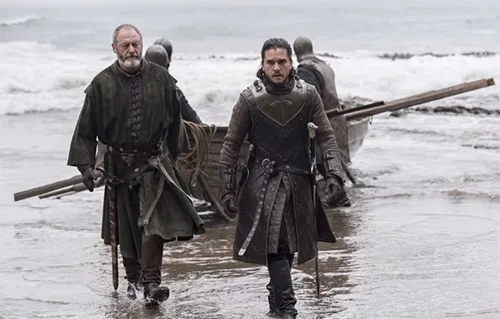 Movie costumes of Jon Snow from Game of Thrones