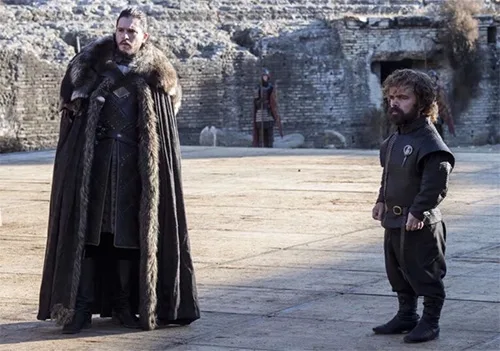 Movie costumes of Jon Snow from Game of Thrones
