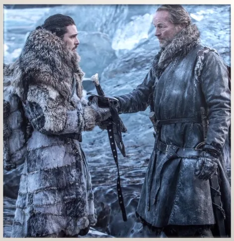 Movie costumes of Jon Snow from Game of Thrones