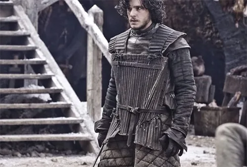 Movie costumes of Jon Snow from Game of Thrones