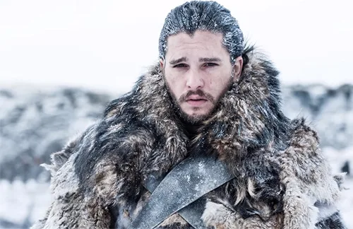 Movie costumes of Jon Snow from Game of Thrones