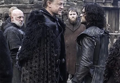 Movie costumes of Jon Snow from Game of Thrones