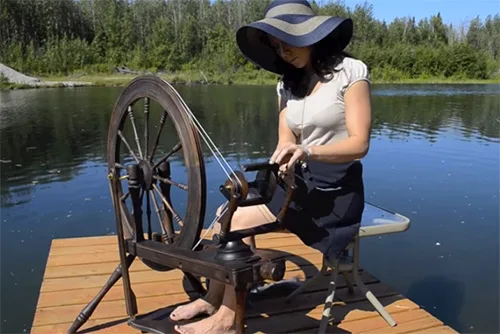 Spinning on wheel2