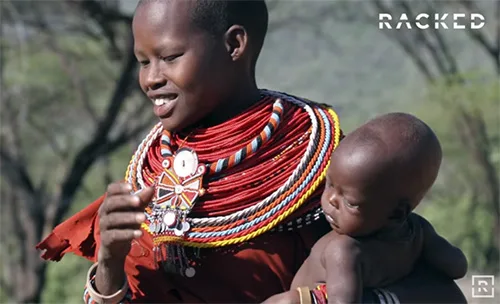 Folk African costumes in Black Panther movie