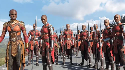 stage costumes of Black Panther film