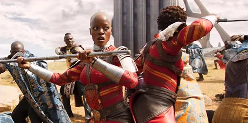 stage costumes of Black Panther film