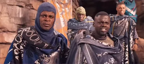 stage costumes of Black Panther film