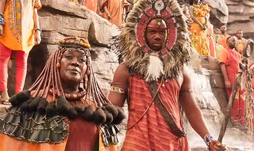 stage costumes of Black Panther film