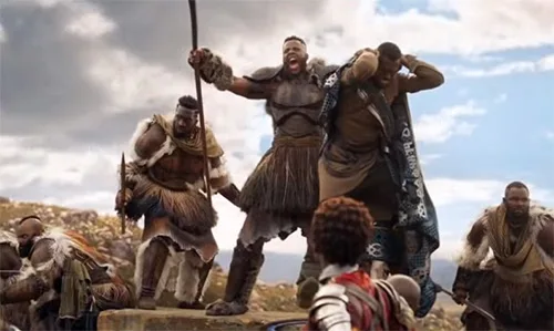 stage costumes of Black Panther film