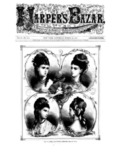 Victorian hair fashion. Female hairstyles in the 1870s