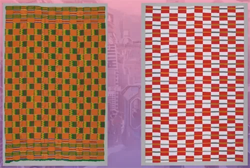 Kente Wrappers made from kente