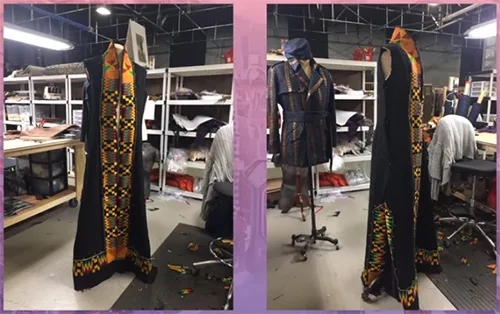 African traditional dresses used in Black Panther movie