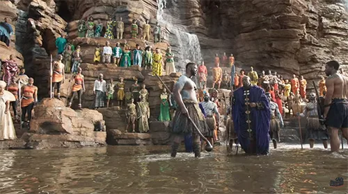 African traditional dresses used in Black Panther movie