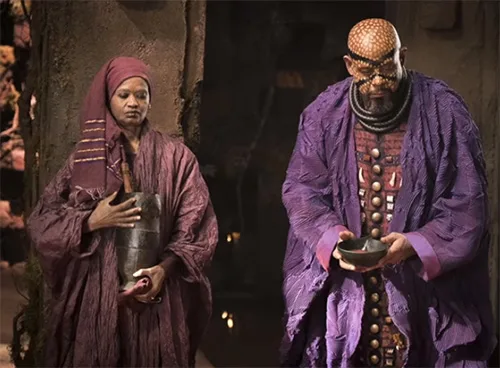 African traditional dresses used in Black Panther movie