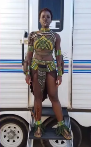 African traditional dresses used in Black Panther movie