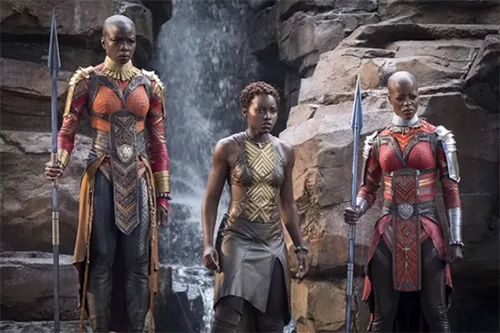 African traditional dresses used in Black Panther movie