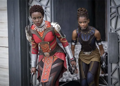 African traditional dresses used in Black Panther movie