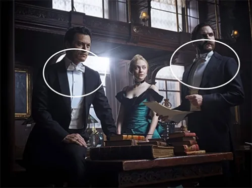 Stage costumes in TV crime series The Alienist