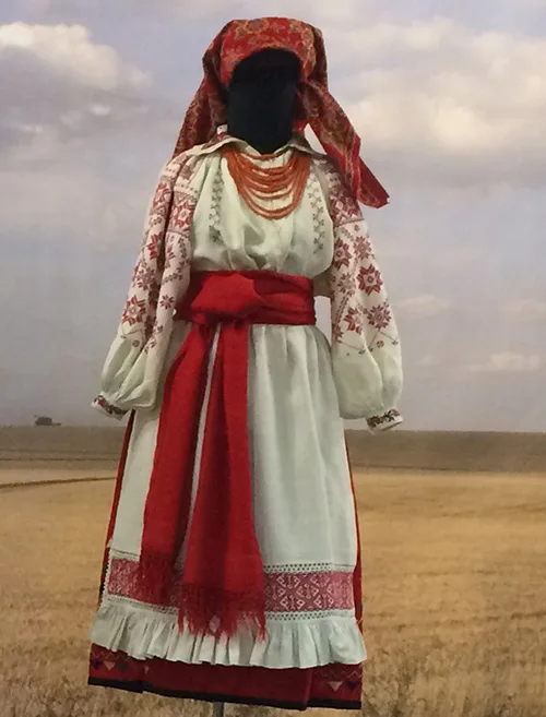 Top-7 vintage traditional costumes from Ukrainian Polissia area. The most extravagant outfits of this region