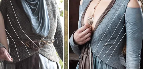 Stage costumes of Olenna Tyrell from Game of Thrones