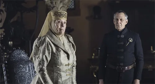 Stage costumes of Olenna Tyrell from Game of Thrones