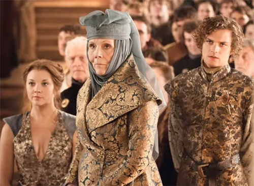 Stage costumes of Olenna Tyrell from Game of Thrones
