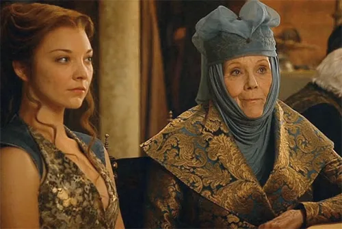 Stage costumes of Olenna Tyrell from Game of Thrones