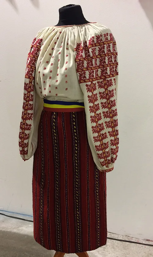 Romanian folk women's costume