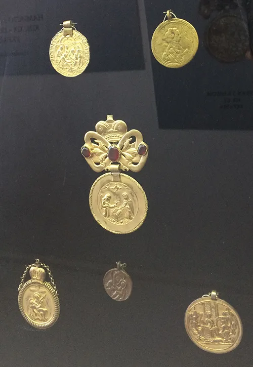 Ukrainian traditional dukach jewelry