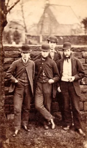 19th-century clothing depicted in old photos