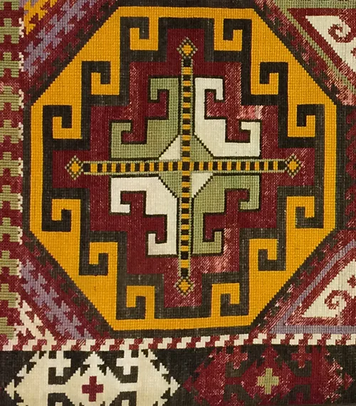 Traditional embroidery patterns of Tajikistan