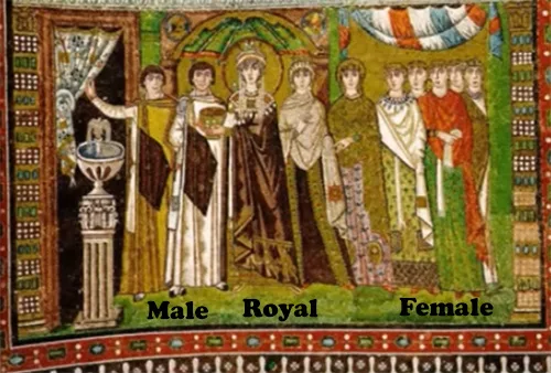 Byzantine traditional costume and fashion trends