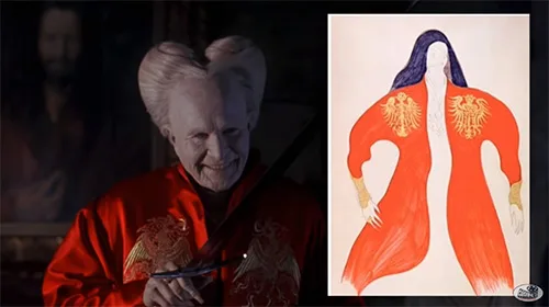 Stage costumes in Bram Stoker's Dracula movie