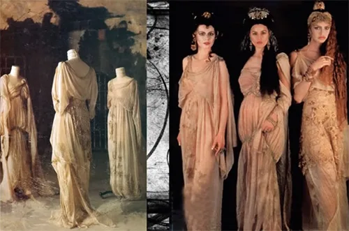 Stage costumes in Bram Stoker's Dracula movie