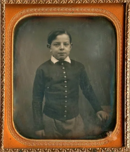 Old photos of children from mid-19th century