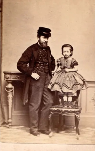 Old photos of children from mid-19th century