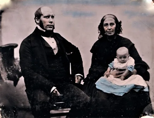 Old photos of children from mid-19th century