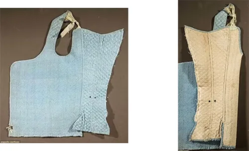 silk 18th-century cord-quilted jumps