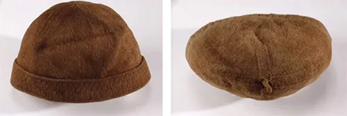 caps from the Gunnister man