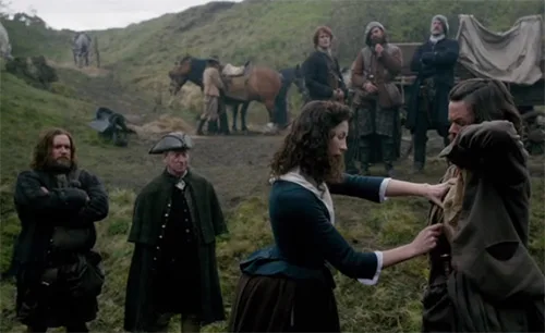 Stage costumes of Claire Fraser in Outlander series