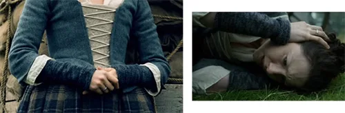 Stage costumes of Claire Fraser in Outlander series