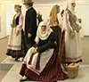 Folk costumes of Lithuania. Aukstaitija, Dzukija, Suvalkija, and Klaipeda regions