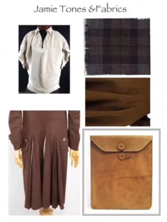 Stage costumes of Jamie Fraser in Outlander series