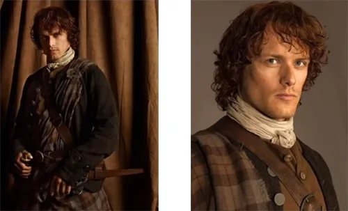 Stage costumes of Jamie Fraser in Outlander series