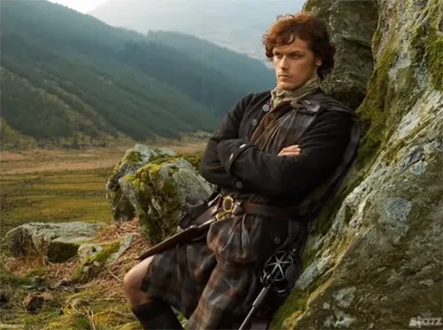 Movie costumes of Jamie Fraser in Outlander series
