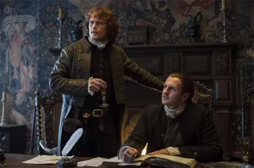 Movie costumes of Jamie Fraser in Outlander series