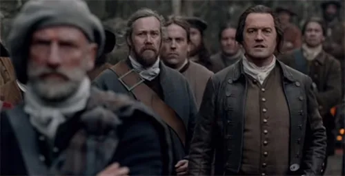 Movie costumes of Jamie Fraser in Outlander series