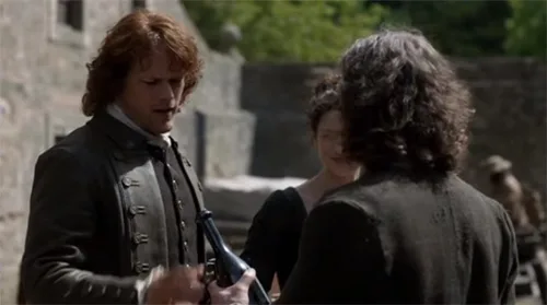 Movie costumes of Jamie Fraser in Outlander series