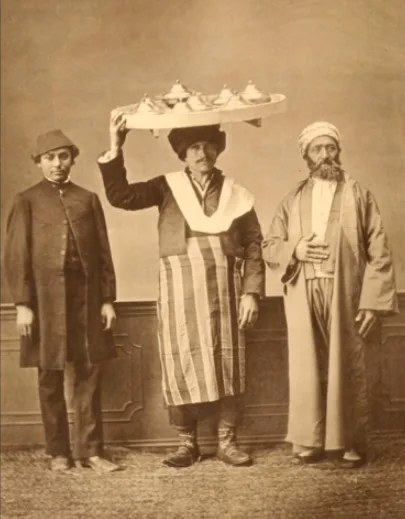 Old photos of Turkish national clothing from 1873. Part 1