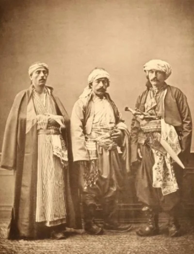 Old photos of Turkish national clothing from 1873. Part 2